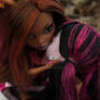 Draculaura with Clawdeen