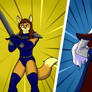 Starly Coyote and Sword Hound - Friendly Duel pt.1