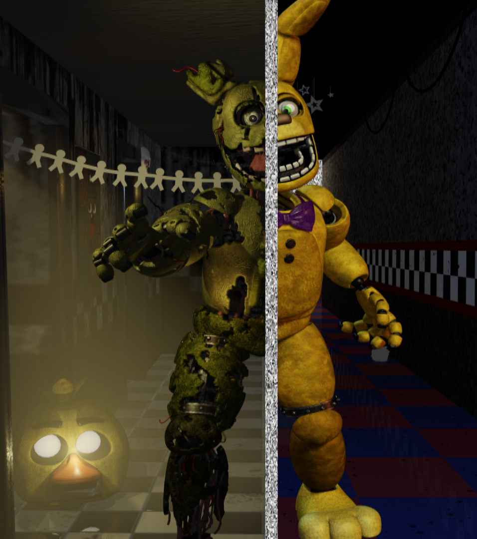 FNAF AR Springtrap/SpringBonnie Loading Screen by Dark9Knight9 on ...