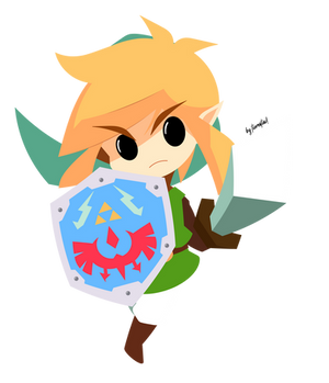 Link (TLoZ: Link's Awakening) by tiomatias