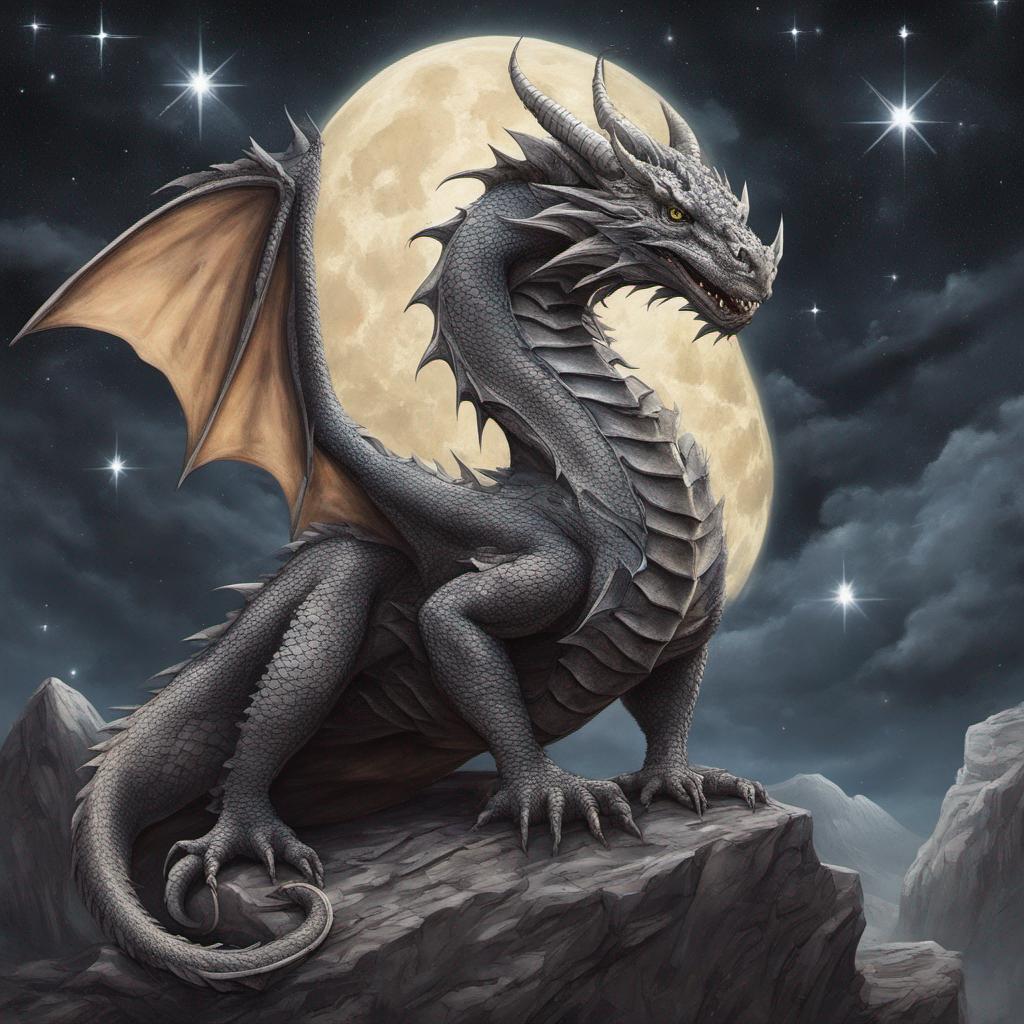 Moonlit Dragon's Vigil