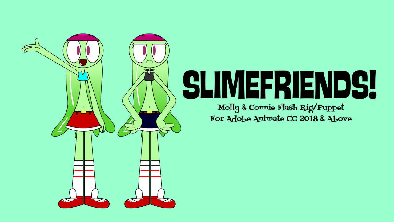 SlimeFriends - Twin Sisters Flash Rig DL by GoldenDoesArtz on DeviantArt