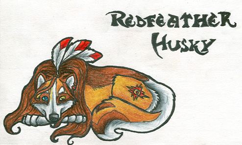 Redfeather Husky Badge 1