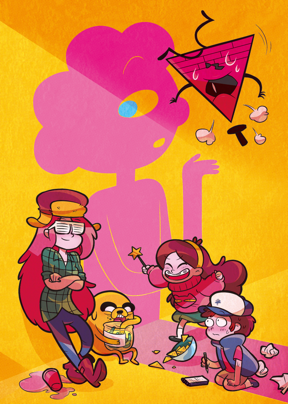 Gravity Falls x Poppy playtime crossover art by TheGlitchBerserk on  DeviantArt : r/gravityfalls