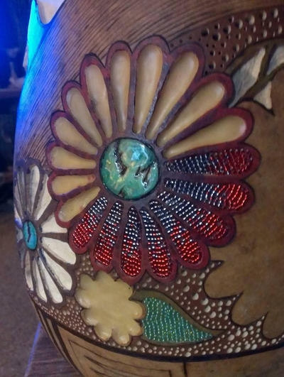 Gourd Inlay Gourd lamp inlay wip 3 by prettyblueraven on DeviantArt