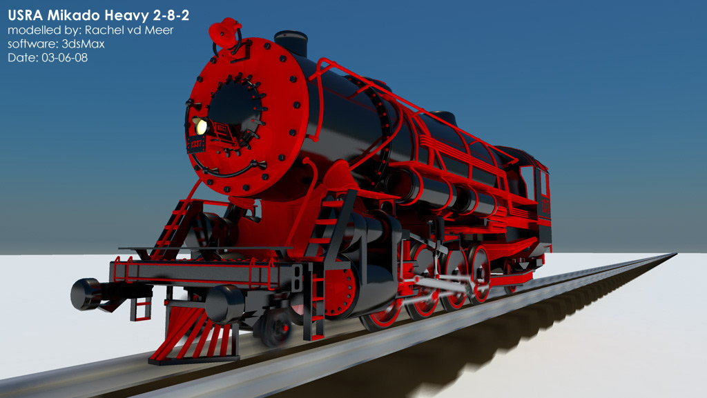Mikado Locomotive render by rvdm88 on DeviantArt