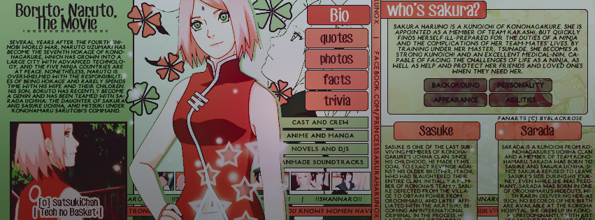 Facebook Cover, Sakura Haruno (1) Iggy Style