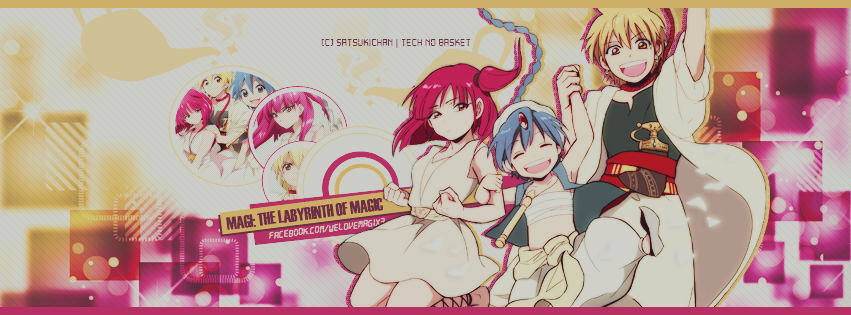 Facebook Cover, Magi: TLOM (1) Vector Style