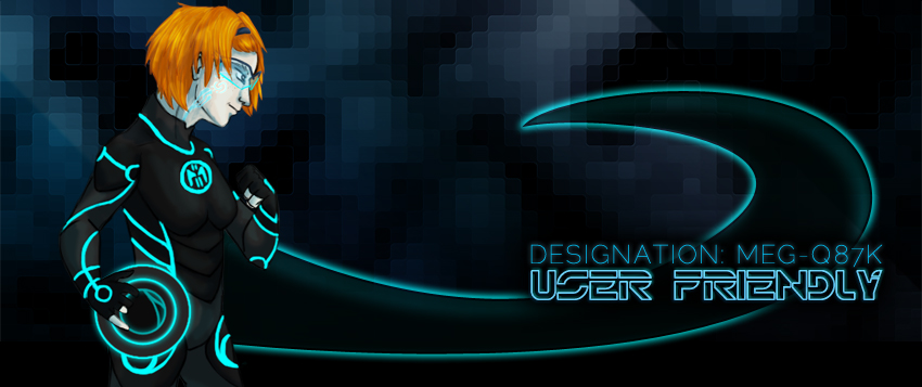 Tron-themed FB Cover - Designation Meg-Q87