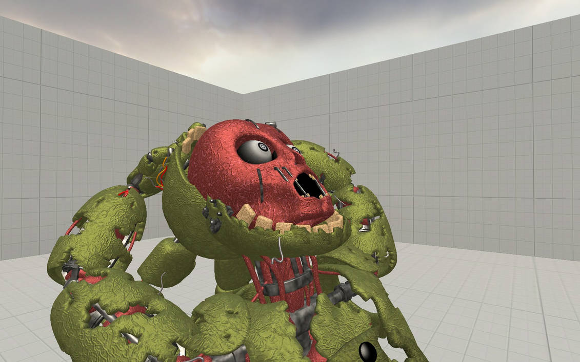 Springtrap Mask Off (Gmod) Springtrap trys to take his mask off by TrevortheHedgehog360 on ...