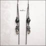 Gunmetal 'My Way' Earrings