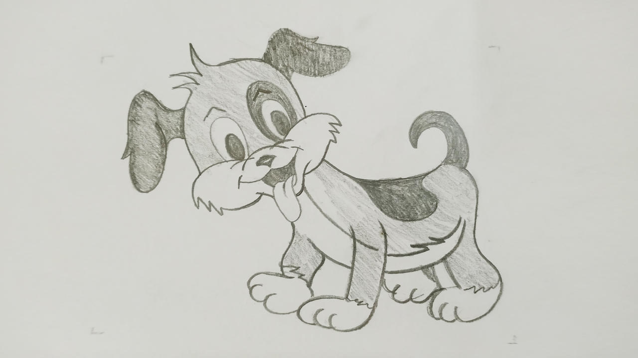 How to draw a cute dog step by step by drawingartificer on DeviantArt