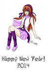Happy New Year 2014 by Freya-Manga