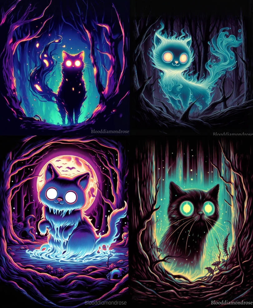 More spectre cats by blooddiamondrose1238 on DeviantArt