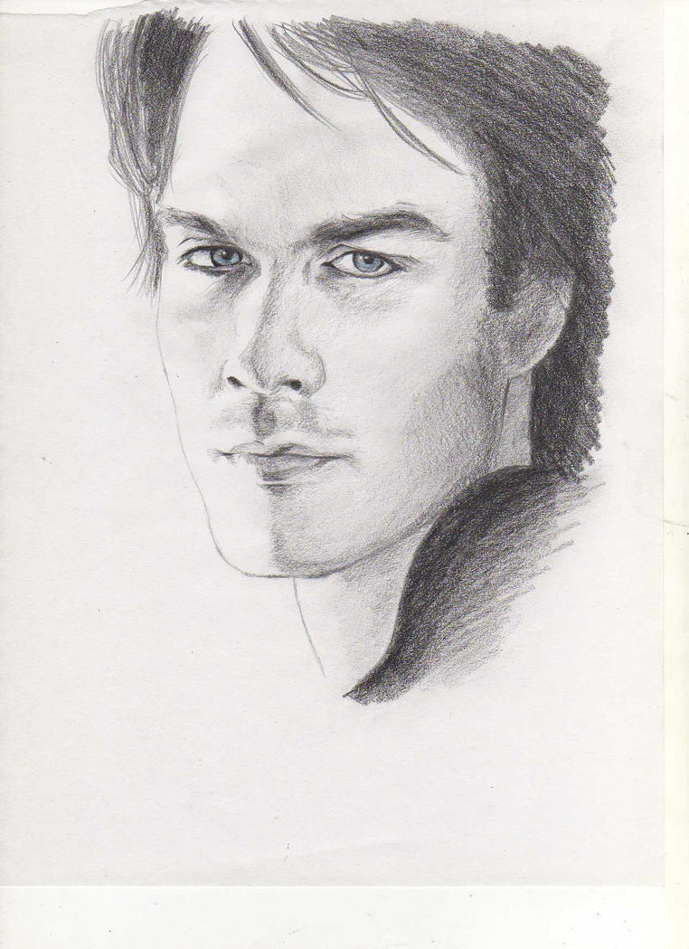 Шарж Деймон Сальваторе