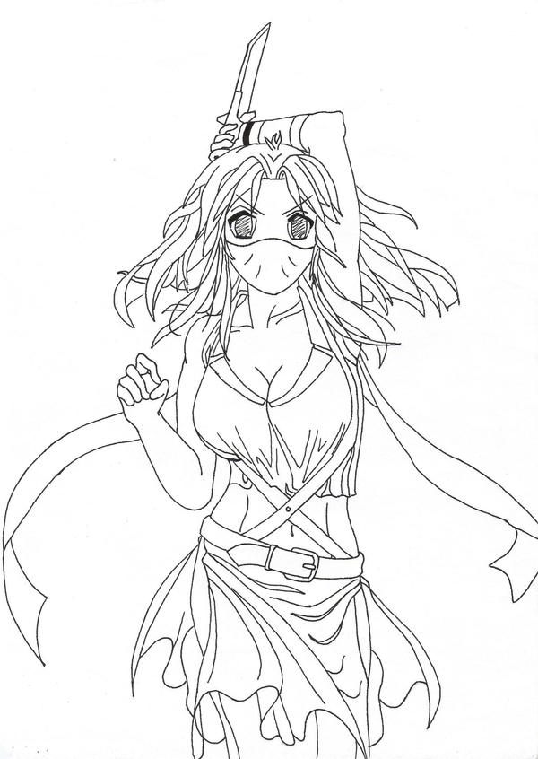 Anime Female Ninja by MrCanDefinitely on DeviantArt