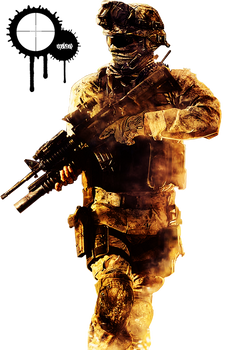 Call of Duty Soldier Render