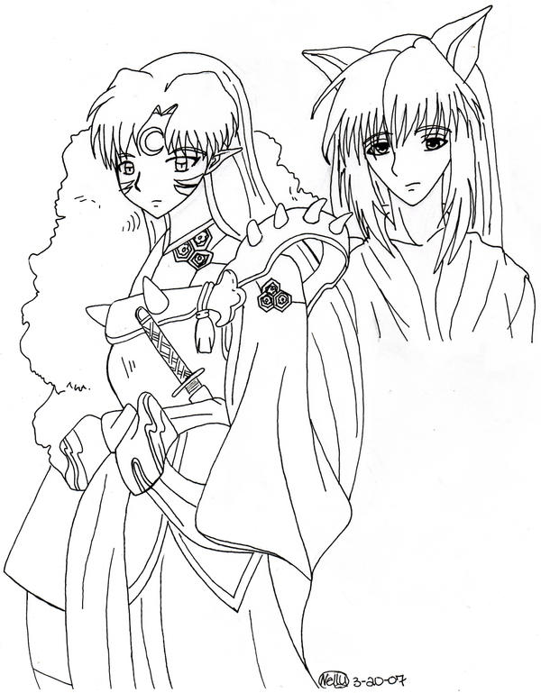 Sesshomaru and Kurama