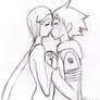 Renton and Eureka Kiss-Sketch-