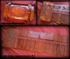 Scottish Leather Tool Roll