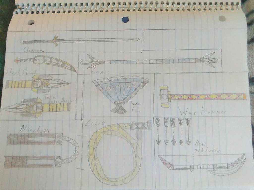 Power Rangers weapons by lightman2120 on DeviantArt