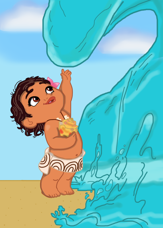 Baby Moana And The Ocean Coloring Page By Dulcechica19 On Deviantart Baby Moana And The Ocean Coloring Page By Dulcechica19 On Deviantart