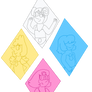 The Diamonds' pearls (art trade)