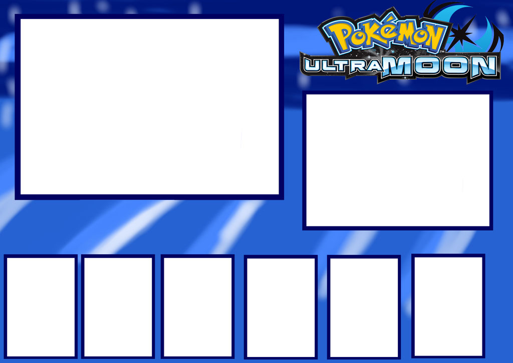 Pokemon Ultra Luna moon Template by Daniarts19 on DeviantArt