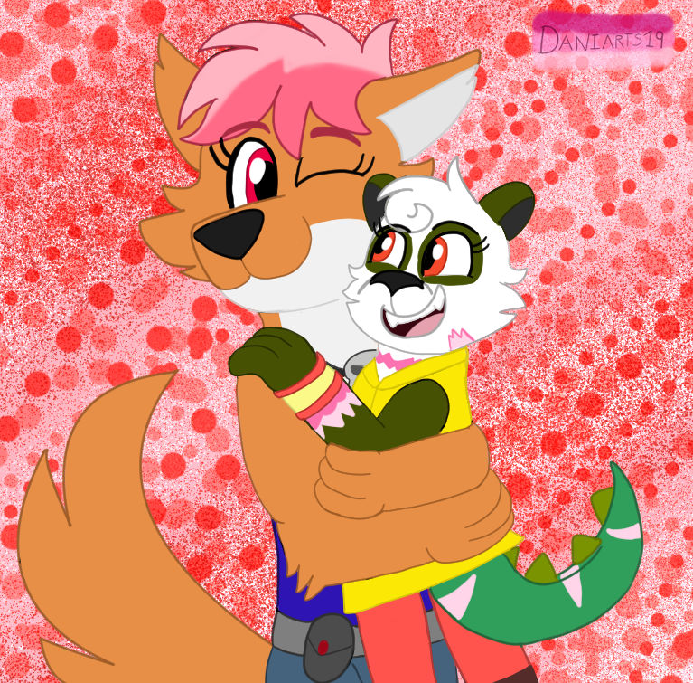 Buff wolf girl and hybrid daughter (AT) by Daniarts19 on DeviantArt