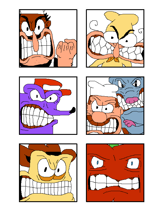 All pizza tower characters by johnnyboy131313 on DeviantArt