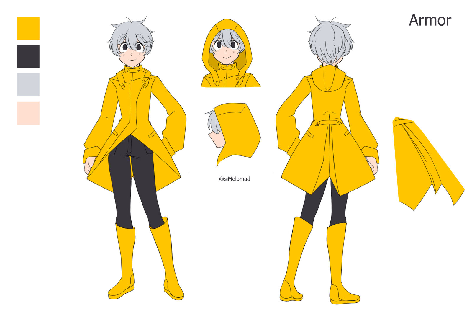 Armor reference sheet by siMelomad on DeviantArt
