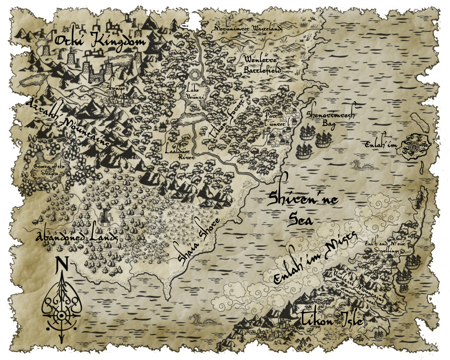 Tikon Map by SaoirseRoisin