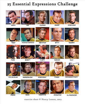 Kirk 25 Expressions Challenge