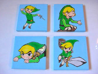 The Legend of Zelda: The Wind Waker Oil Paintings