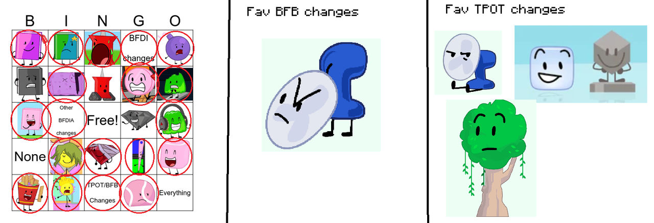 Fat Bfdia Deviantart Fav BFDIA design changes by Readytest on DeviantArt