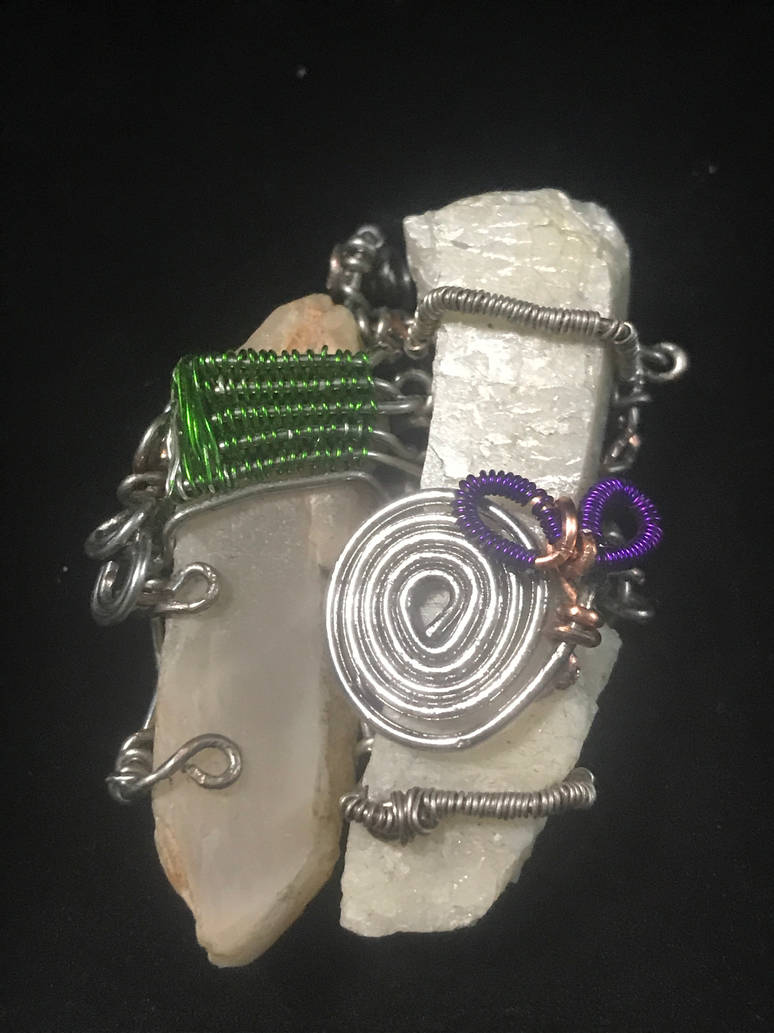 Snail Wire Wrapped Pendant by TripSlothWraps on DeviantArt