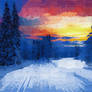 WINTER SUNSET