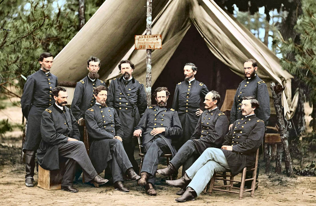 Военные 1800 годов. Фото гражданской войны в США 1861-1865.
