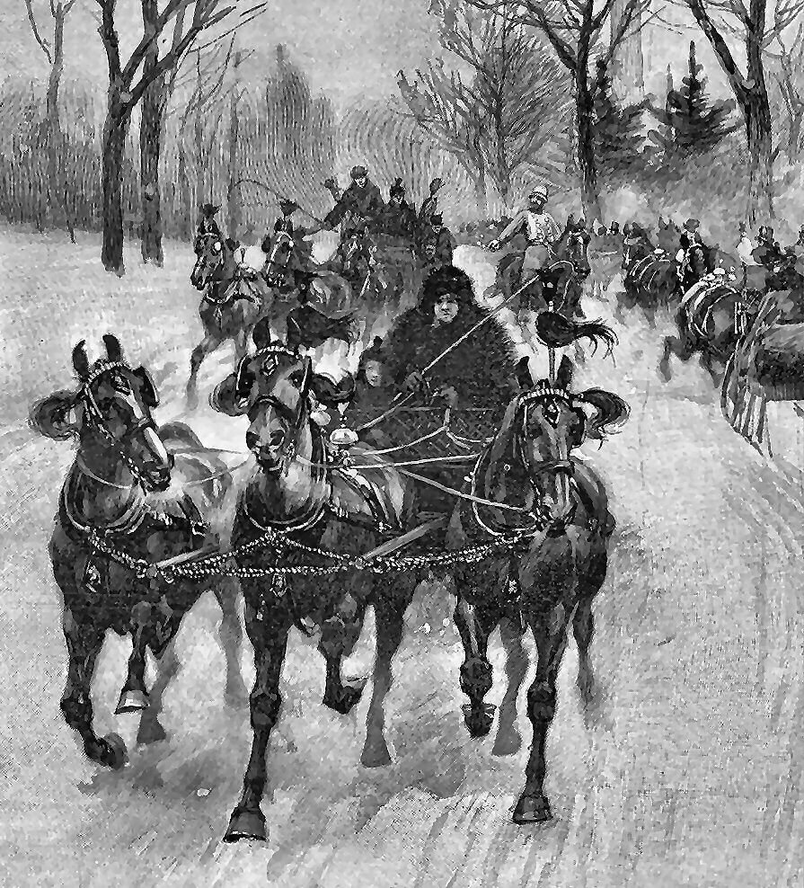 Sleight Ride Drawing Sleigh Ride by peterpicture on DeviantArt