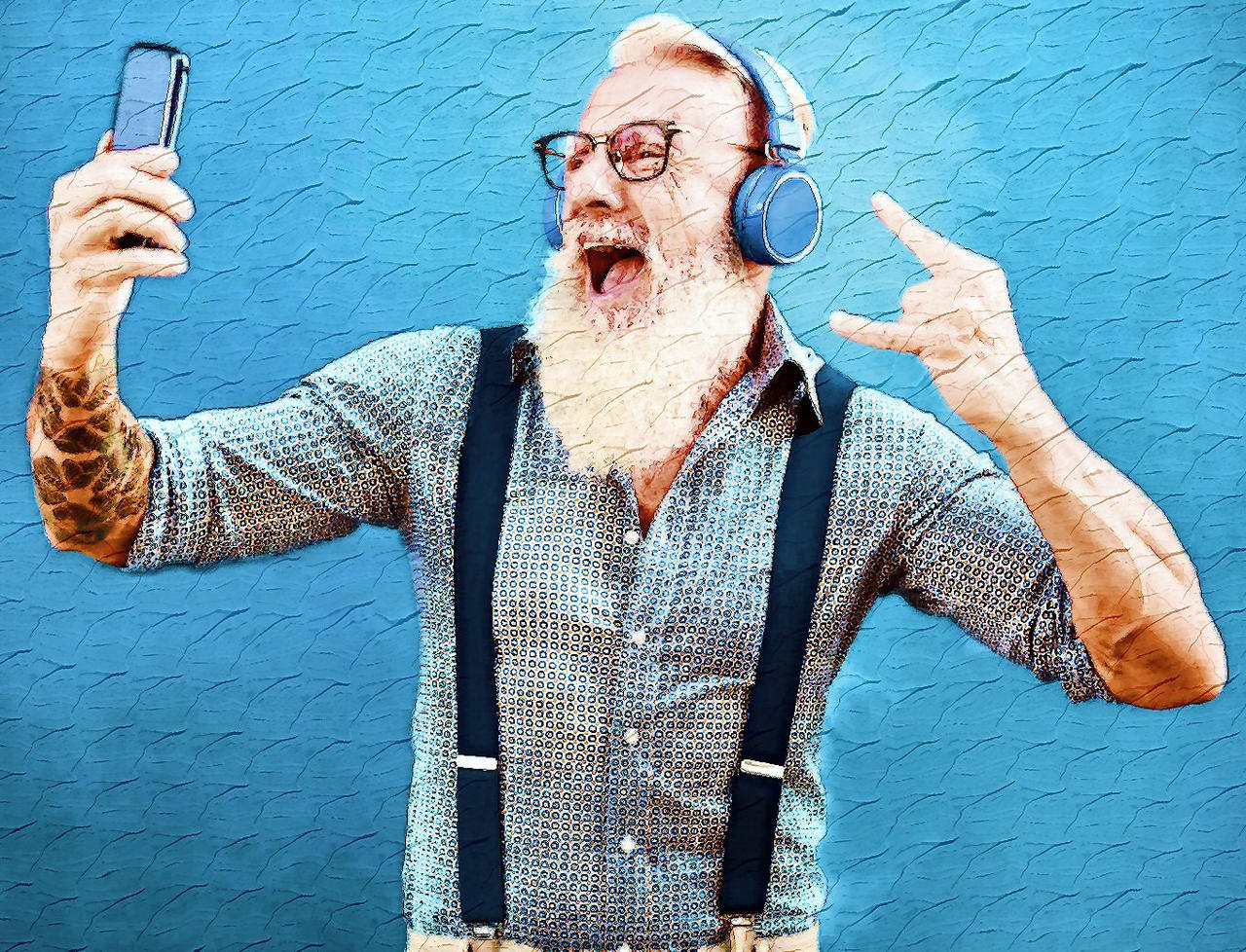 Hip Old Codger by peterpicture on DeviantArt