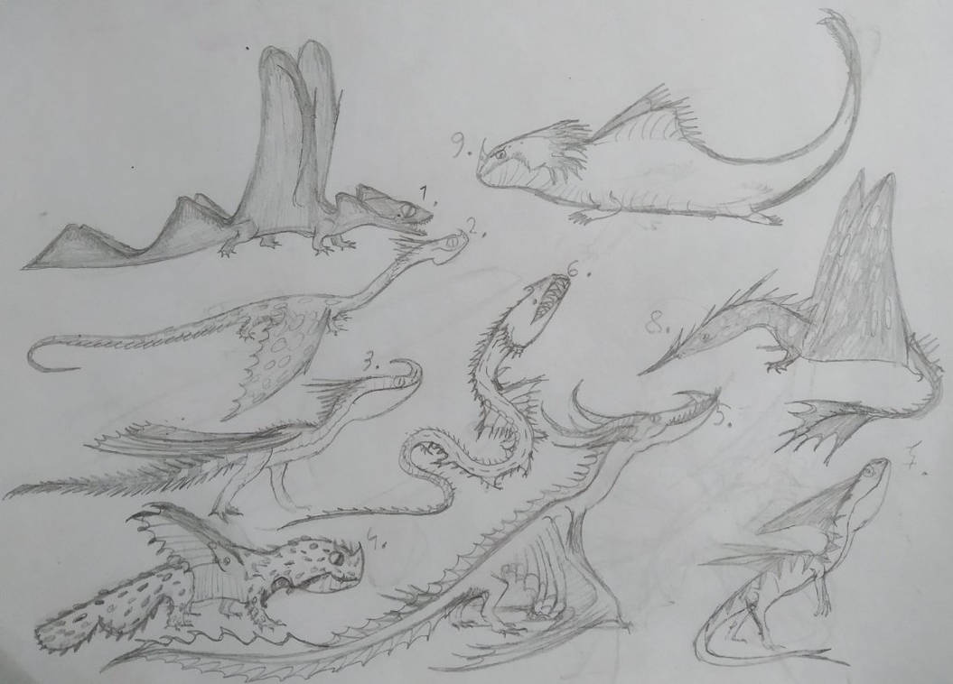 HTTYD: random dragons. by Vollie93439024 on DeviantArt