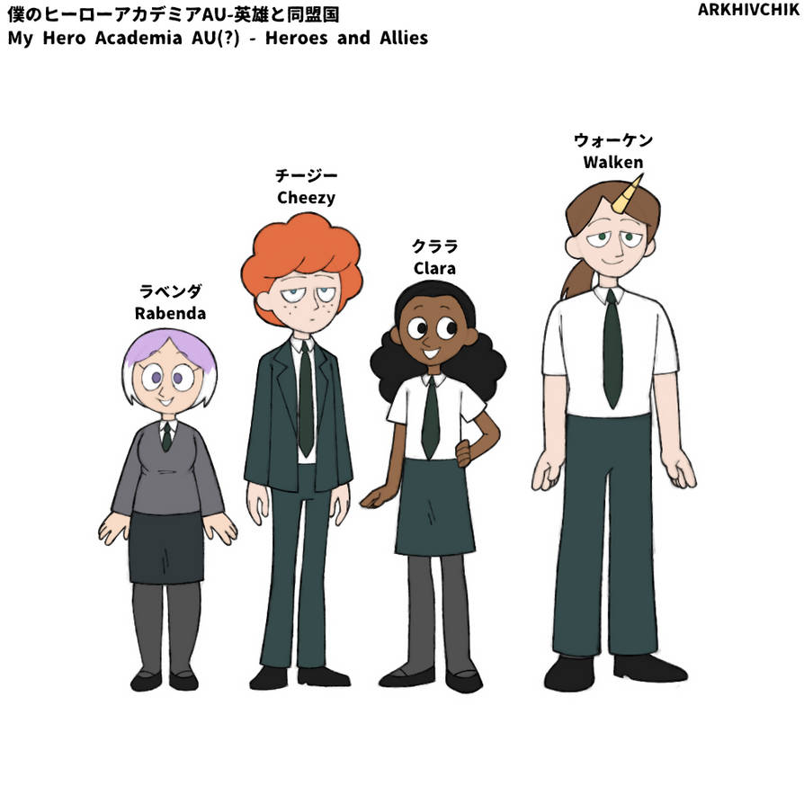 MHA fan spin-off - Heroes and Allies by Arkhivchik on DeviantArt