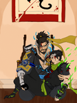 Genji and Hanzo Shimada by NJ189