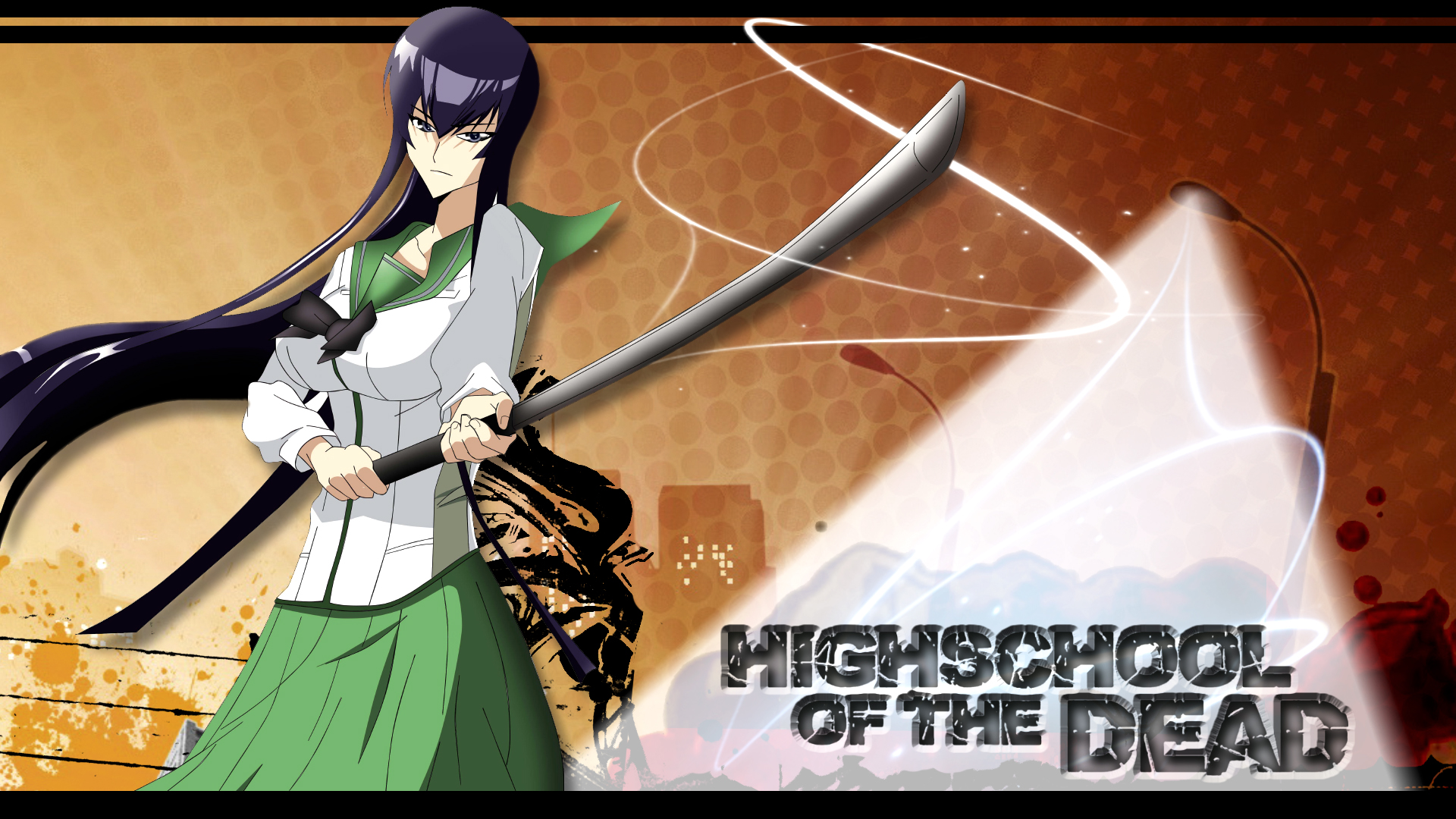 Saeko Busujima - Highschool of the dead wallpaper by UR-31 on DeviantArt