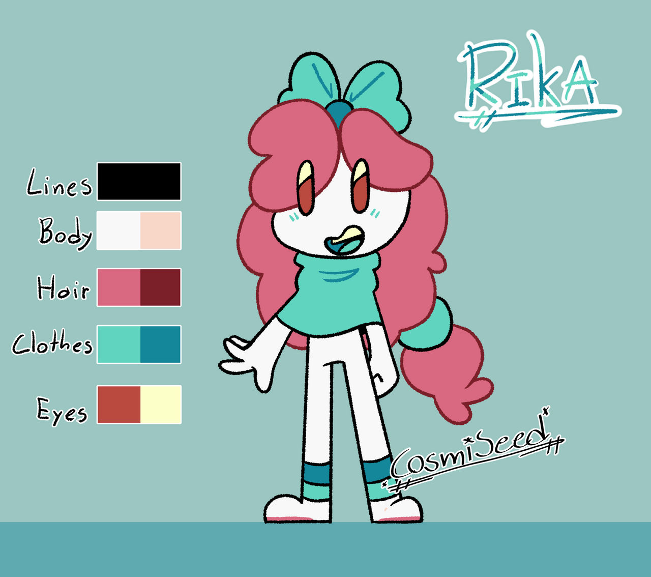 Rein Rika's Rika Design (FINAL) by cosmiSeed on DeviantArt