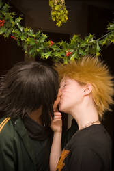 SasuNaru- Under the Mistletoe