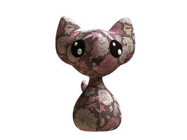 Cat PDF Plush Pattern + Resizing