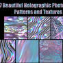 7 Shine Holographic Photoshop Patterns  Textures