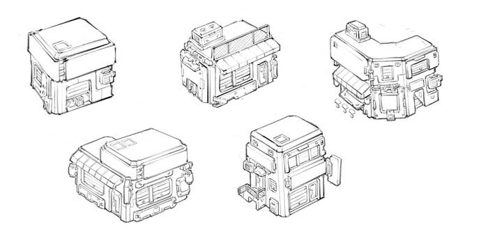 Sci-fi buildings