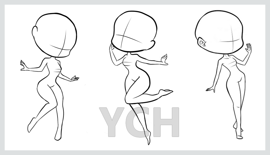 YCH (your character here) _ chibi poses by SugarD15 on DeviantArt